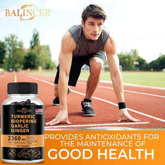 Turmeric and Black Pepper Ginger - Joint Support Supplement Containing Piperin and 95% Curcumin. Digestive and Immune Support Turmeric and Black Pepper Ginger - Joint Support Supplement Containing Piperin and 95% Curcumin. Digestive and Immune Support