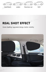 SEAMETAL Electrostatic Sun Visor for Car Side Window 4-Layer Sun Shade Curtains Anti-Glare UV-Blocker Auto Sun Protection Cover SEAMETAL Electrostatic Sun Visor for Car Side Window 4-Layer Sun Shade Curtains Anti-Glare UV-Blocker Auto Sun Protection Cover