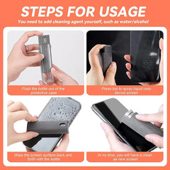2 in 1 Microfiber Screen Cleaner Spray Bottle Mobile Phone Tablet Computer Microfiber Cloth Cleaning Wipes For iPhone Samsung Mi 2 in 1 Microfiber Screen Cleaner Spray Bottle Mobile Phone Tablet Computer Microfiber Cloth Cleaning Wipes For iPhone Samsung Mi