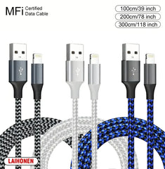 1M 2M 3M USB A To Lightning MFi Certified  Cable For iPhone 14 13 12 11 X XR Pro Max Fast Charging Cable Charger Data Wire Cord 1M 2M 3M USB A To Lightning MFi Certified  Cable For iPhone 14 13 12 11 X XR Pro Max Fast Charging Cable Charger Data Wire Cord