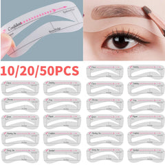 10-50Pcs Card Eyebrow Stencil Reusable Eyebrow Stencil Eye Brow Drawing Guide Beauty Tool Stickers Styling Shaping Template Card 10-50Pcs Card Eyebrow Stencil Reusable Eyebrow Stencil Eye Brow Drawing Guide Beauty Tool Stickers Styling Shaping Template Card