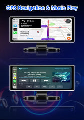 10/11.26 inch Dash Cam 4K Car DVR Wireless Carplay & Android Auto GPS Navigation Video Recorder Dashboard Dual Lens Wifi FM AUX 10/11.26 inch Dash Cam 4K Car DVR Wireless Carplay & Android Auto GPS Navigation Video Recorder Dashboard Dual Lens Wifi FM AUX