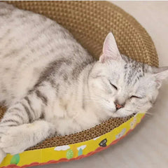 Cat Scratching Board Protect Furniture Grinding Claw Toys Oval Corrugated Paper Wear-resistant Cat Nest Cat Accessories Cat Scratching Board Protect Furniture Grinding Claw Toys Oval Corrugated Paper Wear-resistant Cat Nest Cat Accessories