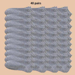 10/12/20/40 Pairs Men Boat Socks Business Sport Sweat Absorption Mature Summer Autumn Solid Color Soft Non Pilling Ankle Socks 10/12/20/40 Pairs Men Boat Socks Business Sport Sweat Absorption Mature Summer Autumn Solid Color Soft Non Pilling Ankle Socks