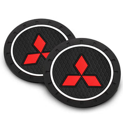 1/2Pcs Car Coaster Water Cup Slot Non-Slip Mat Pad For Mitsubishi Lancer 10 9 EX Outlander 3 ASX L200 Competition Car Styling 1/2Pcs Car Coaster Water Cup Slot Non-Slip Mat Pad For Mitsubishi Lancer 10 9 EX Outlander 3 ASX L200 Competition Car Styling