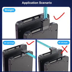 كابل SATA 3.0 بطول 0.5 متر و1 متر، كابل SATA بزاوية قائمة 90 درجة، كابل بيانات SATA/SATA بسرعة 12 جيجابت في الثانية لخادم Nas وRAID وSDD وHDD وCD وDV كابل SATA 3.0 بطول 0.5 متر و1 متر، كابل SATA بزاوية قائمة 90 درجة، كابل بيانات SATA/SATA بسرعة 12 جيجابت في الثانية لخادم Nas وRAID وSDD وHDD وCD وDV