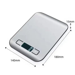 Digital Kitchen Scale LED Display 5kg/1g Stainless Steel Panel Electronic Scales Home Jewelry Food Snacks Weighing Baking Tools Digital Kitchen Scale LED Display 5kg/1g Stainless Steel Panel Electronic Scales Home Jewelry Food Snacks Weighing Baking Tools