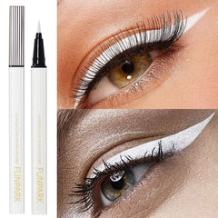 1PC White Liquid Eyeliner Pen Matte Long Lasting Waterproof Eye Liner Pencil Quick-drying Non-smudge Eye Makeup for Women Cosmet 1PC White Liquid Eyeliner Pen Matte Long Lasting Waterproof Eye Liner Pencil Quick-drying Non-smudge Eye Makeup for Women Cosmet