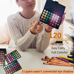 120 Color Eye Makeup Waterproof Make up Nude Eye Shadow Palette Glitter Matte Pigmented Powder Pressed Shine Eyeshadow Cosmetic 120 Color Eye Makeup Waterproof Make up Nude Eye Shadow Palette Glitter Matte Pigmented Powder Pressed Shine Eyeshadow Cosmetic