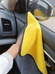 1/2/6pcs Microfiber Cleaning Towel Thicken Soft Drying Cloth Car Body Washing Towels Double Layer Clean Rags Car Accessories 1/2/6pcs Microfiber Cleaning Towel Thicken Soft Drying Cloth Car Body Washing Towels Double Layer Clean Rags Car Accessories