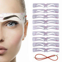 12pcs/Set One-Pieces Eyebrow Shape Set Portable Plastic Eyebrow Stencil Card for Women Thrush Model Eye Brow Drawing Tool Makeup 12pcs/Set One-Pieces Eyebrow Shape Set Portable Plastic Eyebrow Stencil Card for Women Thrush Model Eye Brow Drawing Tool Makeup