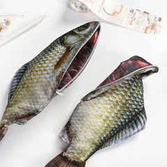 1pc Creative and Quirky Gift Simulated Fish Pen Bag Simulated Crucian Carp Stationery Bag 1pc Creative and Quirky Gift Simulated Fish Pen Bag Simulated Crucian Carp Stationery Bag