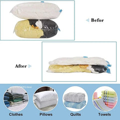 1-8PCS Vacuum Bag and Pump Cover for Clothes Storing Large Plastic Compression Empty Bag Travel Accessories Storage Container 1-8PCS Vacuum Bag and Pump Cover for Clothes Storing Large Plastic Compression Empty Bag Travel Accessories Storage Container