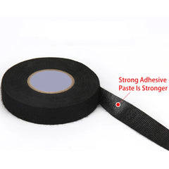 15M Heat-resistant Adhesive Cloth Fabric Tape For Car Auto Cable Harness Wiring Loom Protection Mute To Eliminate Abnormal Noise 15M Heat-resistant Adhesive Cloth Fabric Tape For Car Auto Cable Harness Wiring Loom Protection Mute To Eliminate Abnormal Noise