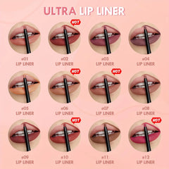 1PC Nude Brown Lip Liner Pencil 12 Color Red Contour Tint Labial Makeup Waterproof Matte Lipstick Pen Lip Contouring Cosmetic 1PC Nude Brown Lip Liner Pencil 12 Color Red Contour Tint Labial Makeup Waterproof Matte Lipstick Pen Lip Contouring Cosmetic