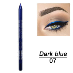 14-Color Colourful Eyeliner Pen, High Pigmented Pearly Shimmer Metallic Smokey Punk Gothic Style Eyeliner, Long Lasting Waterpro 14-Color Colourful Eyeliner Pen, High Pigmented Pearly Shimmer Metallic Smokey Punk Gothic Style Eyeliner, Long Lasting Waterpro