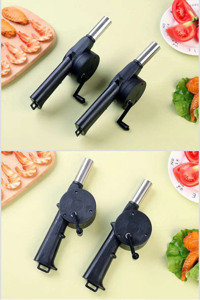 Hand Blower household hand portable barbecue blower small hair dryer outdoor barbecue accessories tools Hand Blower household hand portable barbecue blower small hair dryer outdoor barbecue accessories tools