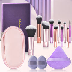 10 color Mini makeup brush Travel portable Makeup Tool Makeup Puff - Palm Brush Professional Makeup tool set Christmas gift 10 color Mini makeup brush Travel portable Makeup Tool Makeup Puff - Palm Brush Professional Makeup tool set Christmas gift