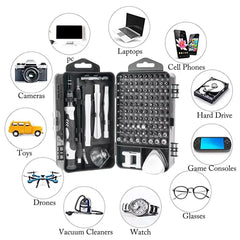 115 in 1 Multifunctional Precision Magnetic Screwdriver Set Computer PC Mobile Phone Equipment Repair Screwdrive Kit Hand Tools 115 in 1 Multifunctional Precision Magnetic Screwdriver Set Computer PC Mobile Phone Equipment Repair Screwdrive Kit Hand Tools