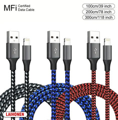 1M 2M 3M USB A To Lightning MFi Certified  Cable For iPhone 14 13 12 11 X XR Pro Max Fast Charging Cable Charger Data Wire Cord 1M 2M 3M USB A To Lightning MFi Certified  Cable For iPhone 14 13 12 11 X XR Pro Max Fast Charging Cable Charger Data Wire Cord