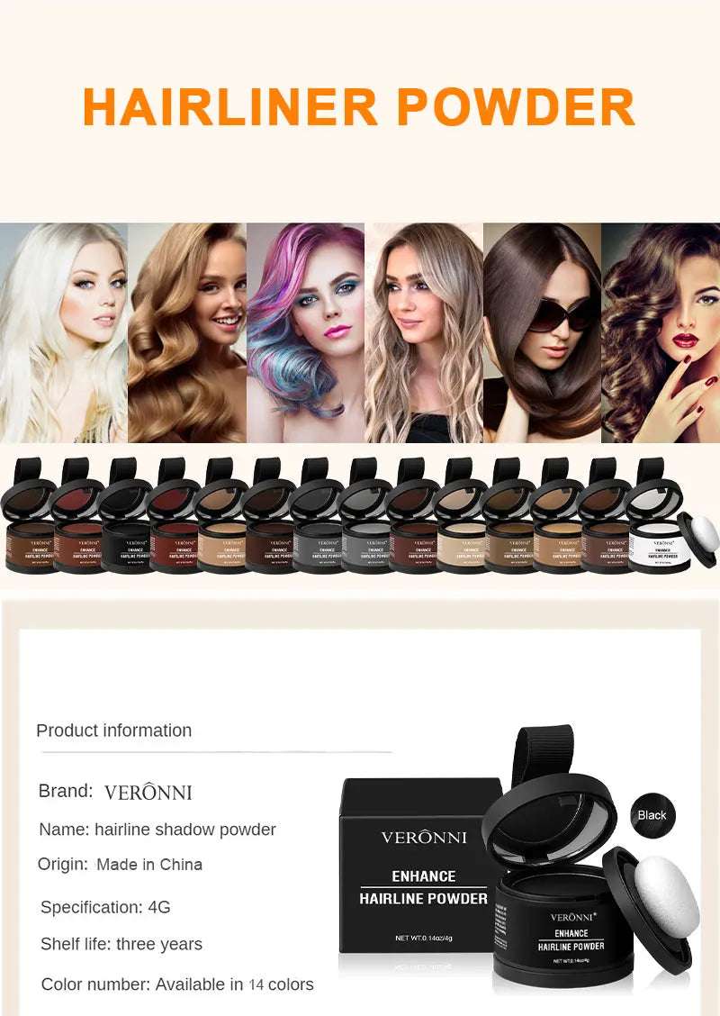 14 Color Hair Line Powder Black Root Up Natural Instant Waterproof Hairline Shadow Concealer Coverage Paint Repair Fill In Hair 14 Color Hair Line Powder Black Root Up Natural Instant Waterproof Hairline Shadow Concealer Coverage Paint Repair Fill In Hair