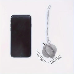 1PC/304 stainless steel flavored filter ball, tea filter ball, soup filter ball with extension chain hook 1PC/304 stainless steel flavored filter ball, tea filter ball, soup filter ball with extension chain hook