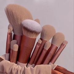 13 PCS Makeup Brushes Set Eye Shadow Foundation Women Cosmetic Brush Eyeshadow Blush Beauty Soft Make Up Tools Bag 13 PCS Makeup Brushes Set Eye Shadow Foundation Women Cosmetic Brush Eyeshadow Blush Beauty Soft Make Up Tools Bag