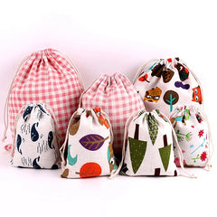Pet Toys & Snacks Storage Cotton Linen Fabric Pouch Drawstring Bag Cute Kids Travel Cloth Shoes Storage Bag Makeup Case Gift Bag Pet Toys & Snacks Storage Cotton Linen Fabric Pouch Drawstring Bag Cute Kids Travel Cloth Shoes Storage Bag Makeup Case Gift Bag