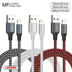 1M 2M 3M USB A To Lightning MFi Certified  Cable For iPhone 14 13 12 11 X XR Pro Max Fast Charging Cable Charger Data Wire Cord 1M 2M 3M USB A To Lightning MFi Certified  Cable For iPhone 14 13 12 11 X XR Pro Max Fast Charging Cable Charger Data Wire Cord
