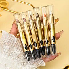 2 in 1 Pearly Eyeshadow Stick Pencil Waterproof Glitter Matte Eyeshadow Makeup High Pigmented Eyelid Under Crease Eyeshadow Pen 2 in 1 Pearly Eyeshadow Stick Pencil Waterproof Glitter Matte Eyeshadow Makeup High Pigmented Eyelid Under Crease Eyeshadow Pen