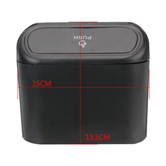 1L Car Interior Storage Case Trash Bin Push Can Mini Tray Dustbin Garbage Box Door Seat Clip Stand Holder Automotive Accessories 1L Car Interior Storage Case Trash Bin Push Can Mini Tray Dustbin Garbage Box Door Seat Clip Stand Holder Automotive Accessories