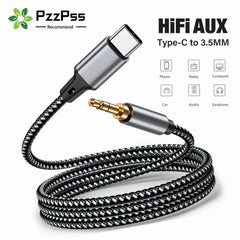 1m 1.5m 2m USB Type C To 3.5Mm Jack AUX Cable DAC USB-C Audio Adapter for Phone Headphones Car HIFI Stereo Sound Audio Connector 1m 1.5m 2m USB Type C To 3.5Mm Jack AUX Cable DAC USB-C Audio Adapter for Phone Headphones Car HIFI Stereo Sound Audio Connector