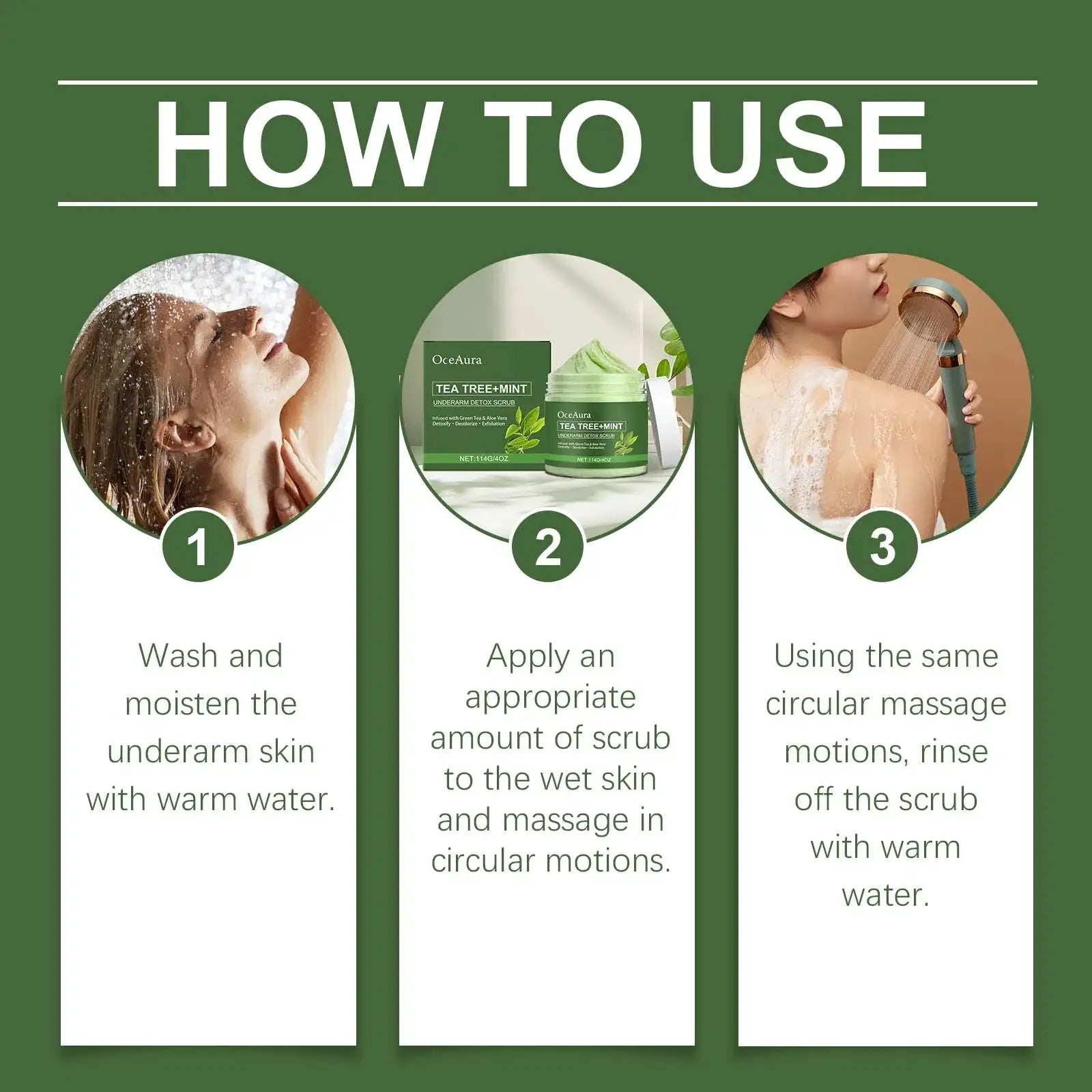 "Gentle Underarm Scrub - Exfoliating & Brightening Treatment For Smooth Skin, Helps Remove Impurities & Refresh, All Skin Types "Gentle Underarm Scrub - Exfoliating & Brightening Treatment For Smooth Skin, Helps Remove Impurities & Refresh, All Skin Types