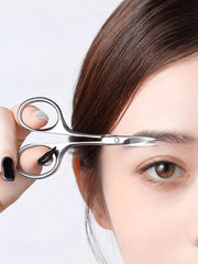 1-Pack Stainless Steel Eyebrow Scissors Facial Hair Small Grooming Scissors - Unisex Eyebrow, Nose Hair And Beard Trimming Sciss 1-Pack Stainless Steel Eyebrow Scissors Facial Hair Small Grooming Scissors - Unisex Eyebrow, Nose Hair And Beard Trimming Sciss