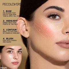 1PC Cover Dark Circles and Acne Marks, Concealer Stick, Body Shadow, Nose Shadow, Contour Stick To Create Flawless Makeup 1PC Cover Dark Circles and Acne Marks, Concealer Stick, Body Shadow, Nose Shadow, Contour Stick To Create Flawless Makeup