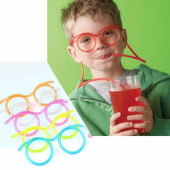 Straw Glasses Funny Soft PVC Glasses Flexible Drinking Straws Kids Party Supplies Bar Supplies Creativity Toy Kids Gift Straw Glasses Funny Soft PVC Glasses Flexible Drinking Straws Kids Party Supplies Bar Supplies Creativity Toy Kids Gift
