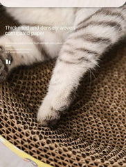 Cat Scratching Board Protect Furniture Grinding Claw Toys Oval Corrugated Paper Wear-resistant Cat Nest Cat Accessories Cat Scratching Board Protect Furniture Grinding Claw Toys Oval Corrugated Paper Wear-resistant Cat Nest Cat Accessories