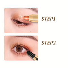 2 in 1 Pearly Eyeshadow Stick Pencil Waterproof Glitter Matte Eyeshadow Makeup High Pigmented Eyelid Under Crease Eyeshadow Pen 2 in 1 Pearly Eyeshadow Stick Pencil Waterproof Glitter Matte Eyeshadow Makeup High Pigmented Eyelid Under Crease Eyeshadow Pen