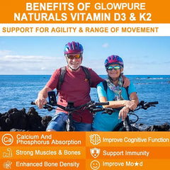 D3 K2 Vitamins Capsule for Bones, Joint, Calcium Absorption, Cardiovascular, Immune System Daily Health Supplement D3 K2 Vitamins Capsule for Bones, Joint, Calcium Absorption, Cardiovascular, Immune System Daily Health Supplement