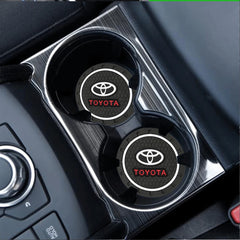 1/2Pcs Car Anti-Slip Silicone Pad Water Cup Holder Drink Coaster Accessories For Toyota Chr Verso Hiace Prius Yaris Trd Corolla 1/2Pcs Car Anti-Slip Silicone Pad Water Cup Holder Drink Coaster Accessories For Toyota Chr Verso Hiace Prius Yaris Trd Corolla