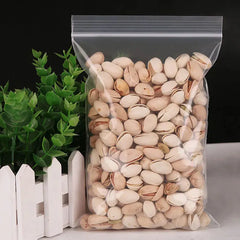 300/100PCS Transparent Zip Bags Food Jewelry Vacuum Storage Bag Plastic Thicken Reclosable Poly Bag Kitchen Organization Package 300/100PCS Transparent Zip Bags Food Jewelry Vacuum Storage Bag Plastic Thicken Reclosable Poly Bag Kitchen Organization Package