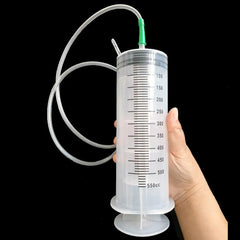 100/300/550ml Large Capacity Syringes Reusable Needle Barrel Oil Pump With 1m Hose For Pet Feeding Measuring Pump Vacuum Syringe 100/300/550ml Large Capacity Syringes Reusable Needle Barrel Oil Pump With 1m Hose For Pet Feeding Measuring Pump Vacuum Syringe
