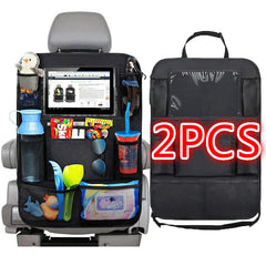 1pc/ 2pcs Car Seat Back Organizer 9 Storage Pockets with Touch Screen Tablet Holder Protector for Kids Children Car Accessories 1pc/ 2pcs Car Seat Back Organizer 9 Storage Pockets with Touch Screen Tablet Holder Protector for Kids Children Car Accessories