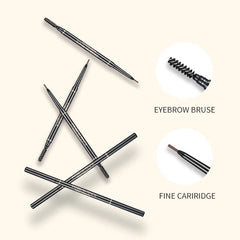 1.5mm fine eyebrow pencil with double head automatic rotation, one line eyebrow pencil waterproof and makeup free makeup pen 1.5mm fine eyebrow pencil with double head automatic rotation, one line eyebrow pencil waterproof and makeup free makeup pen