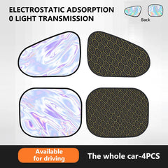 SEAMETAL Electrostatic Sun Visor for Car Side Window 4-Layer Sun Shade Curtains Anti-Glare UV-Blocker Auto Sun Protection Cover SEAMETAL Electrostatic Sun Visor for Car Side Window 4-Layer Sun Shade Curtains Anti-Glare UV-Blocker Auto Sun Protection Cover