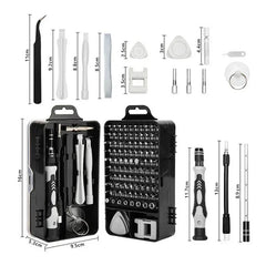 115 in 1 Multifunctional Precision Magnetic Screwdriver Set Computer PC Mobile Phone Equipment Repair Screwdrive Kit Hand Tools 115 in 1 Multifunctional Precision Magnetic Screwdriver Set Computer PC Mobile Phone Equipment Repair Screwdrive Kit Hand Tools