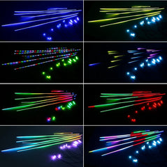 10/14/18 in 1 Led Car Ambient Lights 213 64 Color RGB Symphony Streamer Bluetooth Rainbow Acrylic Strips Atmosphere Lamp Kit 12V 10/14/18 in 1 Led Car Ambient Lights 213 64 Color RGB Symphony Streamer Bluetooth Rainbow Acrylic Strips Atmosphere Lamp Kit 12V