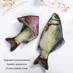 1pc Creative and Quirky Gift Simulated Fish Pen Bag Simulated Crucian Carp Stationery Bag 1pc Creative and Quirky Gift Simulated Fish Pen Bag Simulated Crucian Carp Stationery Bag