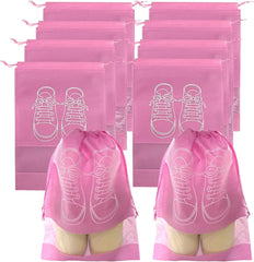 10/5pcs Shoes Storage Organizer Bags Non-woven Travel Portable Closet Bag Waterproof Pocket Clothing Tranparent Hanging Bag 10/5pcs Shoes Storage Organizer Bags Non-woven Travel Portable Closet Bag Waterproof Pocket Clothing Tranparent Hanging Bag