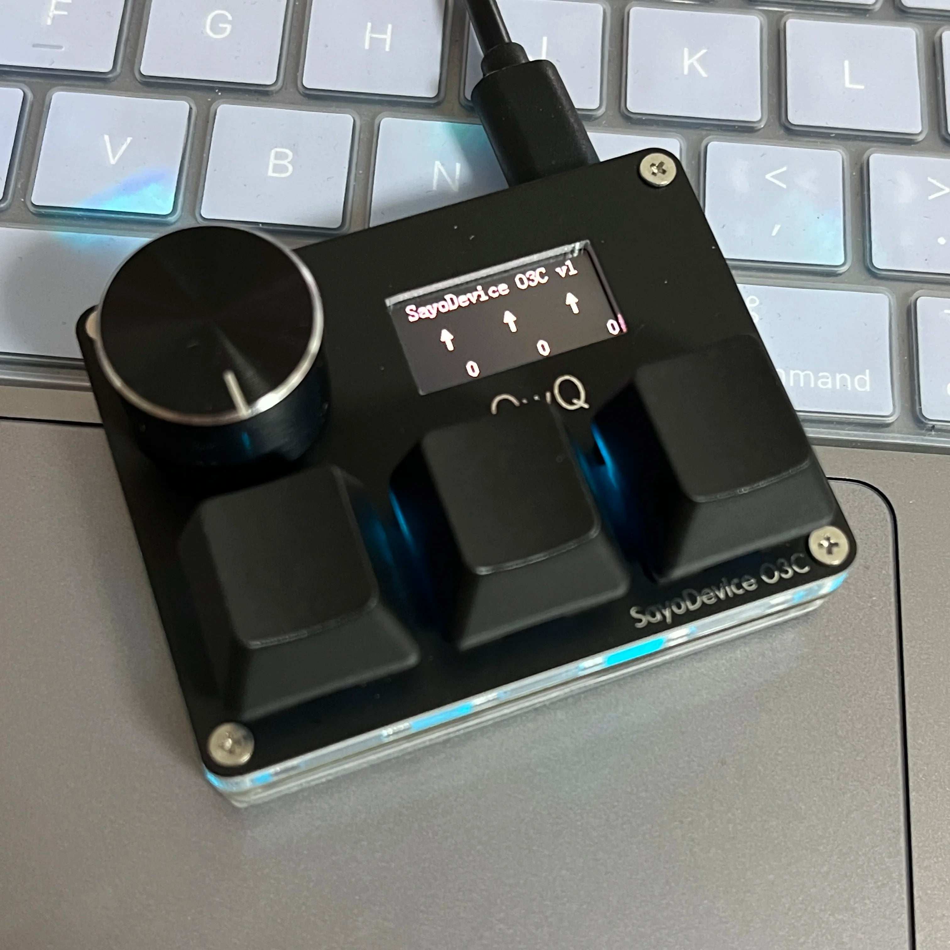 O3C SayoDevice OSU O3C Rapid Trigger Hall Switches Magnetic Pink Switches Keyboard With Knob Screen Copy Paste Shotcut O3C SayoDevice OSU O3C Rapid Trigger Hall Switches Magnetic Pink Switches Keyboard With Knob Screen Copy Paste Shotcut